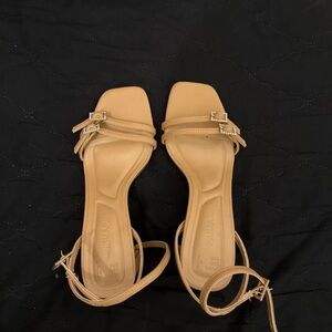 Primark Tan Double-Strap Sandals